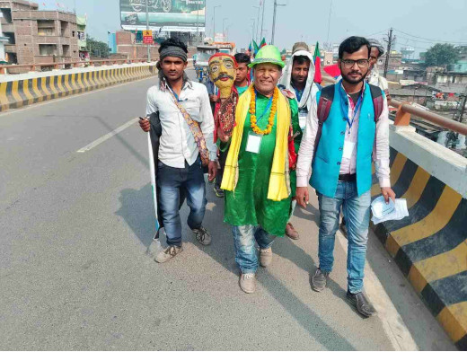 गया से राजगीर तक बोधिवृक्ष कॉरिडोर सह पदयात्रा का आयोजन