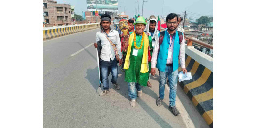 गया से राजगीर तक बोधिवृक्ष कॉरिडोर सह पदयात्रा का आयोजन