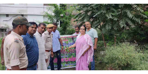 रामदयालु सिंह महाविद्यालय में वन महोत्सव कार्यक्रम के तहत वृक्षारोपण