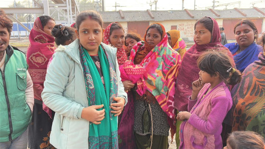द उम्मीद ने 40 परिवारों के बीच किया कम्बल वितरित
