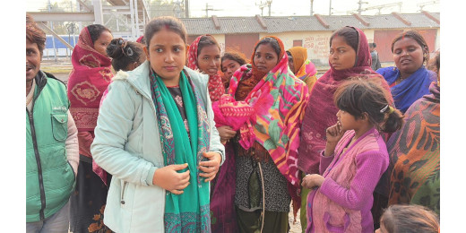 द उम्मीद ने 40 परिवारों के बीच किया कम्बल वितरित