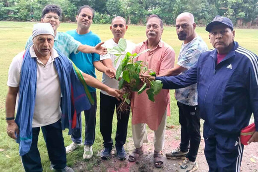 सरदार पटेल जयंती पर पर्यावरण भारती की पहल, आठ पौधे लगाकर दिया हरियाली का संदेश