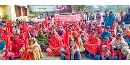 भाकपा-माले का अनिश्चितकालीन घेरा डालो-डेरा डालो आंदोलन जारी