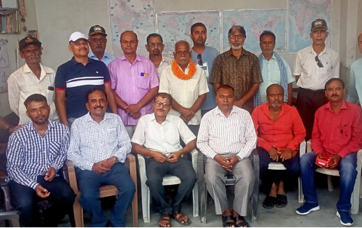 बिहार राज्य पूर्व सैनिक संघ के खबड़ा स्थित शाखा का मनाया गया तीसरा स्थापना दिवस