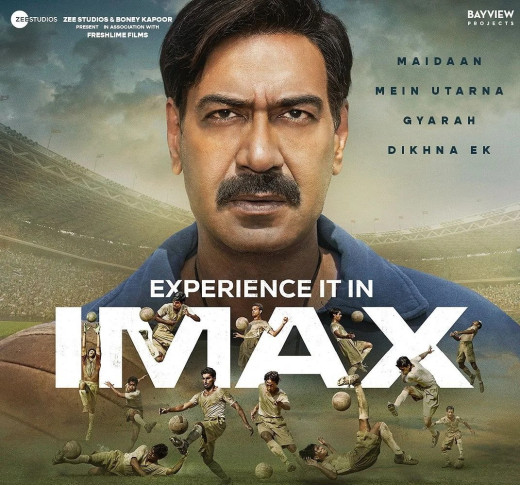 अजय देवगन की मैदान का दमदार पोस्टर हुआ रिलीज, आइमैक्स में देखने का मिलेगा मौका
