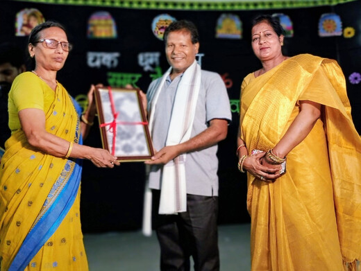 किलकारी समर कैम्प में उत्कृष्ट योगदान पर कठपुतली कलाकार सुनील कुमार सम्मानित