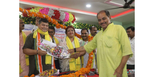 प्रयास-एक सोच ने किया सांसद राजभूषण चौधरी का अभिनंदन समारोह