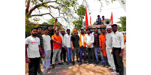 रामनवमी शोभा यात्रा का भव्य आयोजन, उमड़ा श्रद्धा का सैलाब