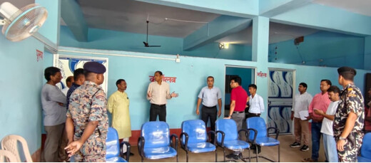 लखीसराय में निर्माणाधीन वृद्धाश्रम का डीएम ने किया निरीक्षण, सुविधाएं सुनिश्चित करने के दिए निर्देश
