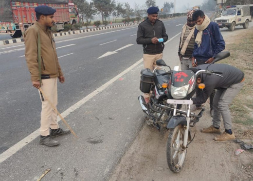ऑपरेशन नंबर प्लेट के तहत 10 वाहन जब्त, वसूला गया 17 हजार जुर्माना