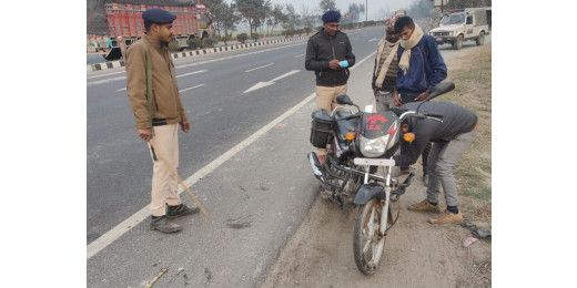 ऑपरेशन नंबर प्लेट के तहत 10 वाहन जब्त, वसूला गया 17 हजार जुर्माना