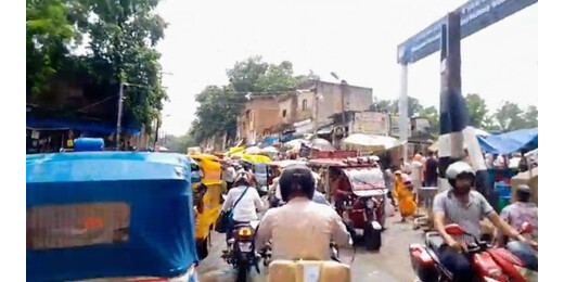 जाम से कराह रहा लखीसराय, बायपास पुल की बदहाली ने बढ़ाई शहरवासियों की परेशानी