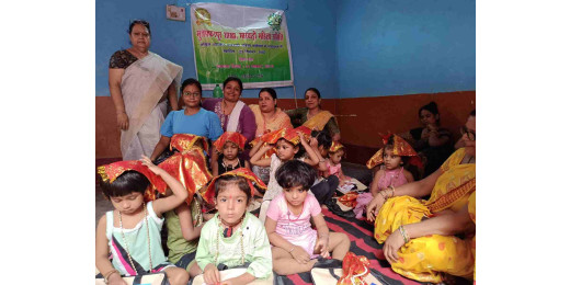 वंशिका केजरीवाल का अनोखे अंदाज में जन्मदिन, आंगनबाड़ी केंद्र में मनाया उत्सव