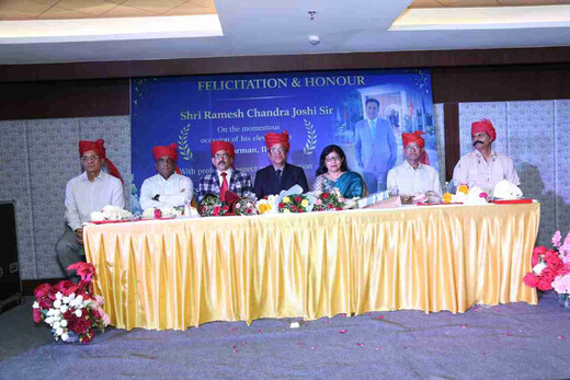 IPSC चेयरमैन बनने पर प्रिंसिपल आर.सी. जोशी का सम्मान, पूर्व छात्रों ने किया अभिनंदन