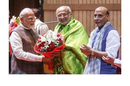 सीपी राधाकृष्णन बने देश के नए उपराष्ट्रपति, 452 मत पाकर हासिल की जीत