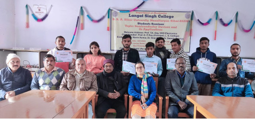 एलएस कॉलेज में सेमीकंडक्टर अनुप्रयोगों पर सेमिनार आयोजित