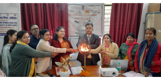 पोषण भी पढ़ाई भी कार्यशाला का हुआ भव्य शुभारंभ