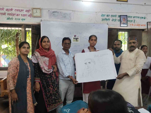 मेजर ध्यानचंद की जयंती पर सूर्यगढ़ा में श्रद्धांजलि, विद्यार्थियों को बताया खेल का महत्व