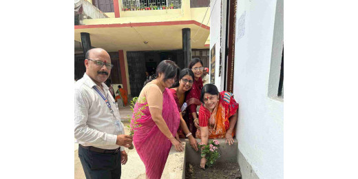 रामबृक्ष बेनीपुरी महिला महाविद्यालय में वन महोत्सव कार्यक्रम आयोजित 