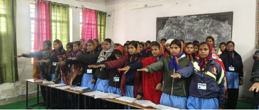 बाल विवाह मुक्त भारत अभियान के तहत जागरूकता व शपथ कार्यक्रम आयोजित