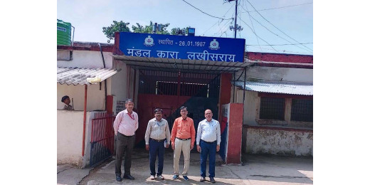 सिविल सर्जन ने बंदियों की स्वास्थ्य व्यवस्था का किया निरीक्षण