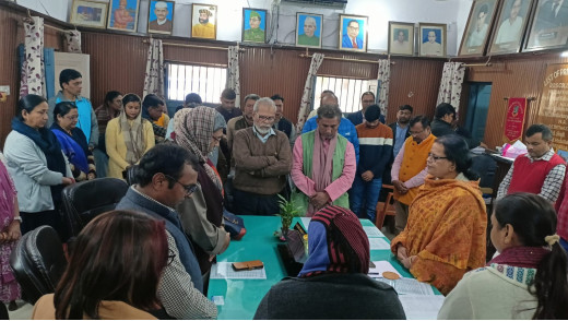 डॉ. रामानंद सिंह के आकस्मिक निधन पर शोक सभा आयोजित