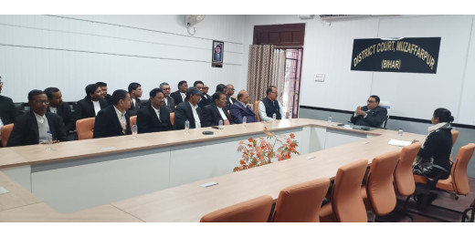 राष्ट्रीय लोक अदालत के सफल आयोजन को लेकर बैठक आयोजित