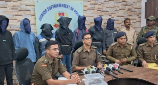 कंस्ट्रक्शन कंपनी में डकैती करने वाले सात अपराधी गिरफ्तार
