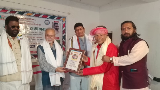 राष्ट्रीय अंग समागम में कठपुतली कला के लिए सुनील कुमार को कर्ण पुरस्कार