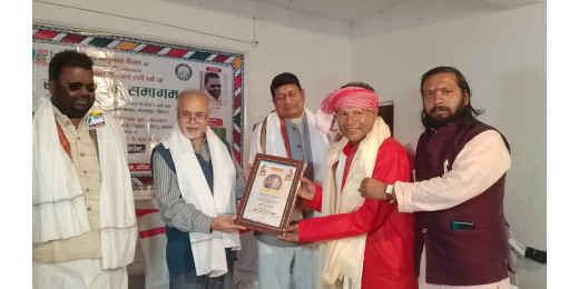 राष्ट्रीय अंग समागम में कठपुतली कला के लिए सुनील कुमार को कर्ण पुरस्कार