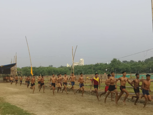 सेना भर्ती रैली में पूर्वी चंपारण के युवा अग्निवीर जीडी के लिए हुए शामिल