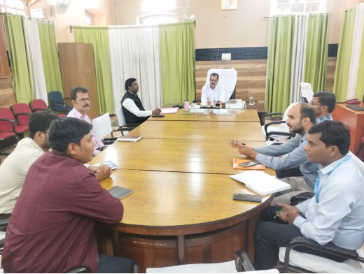 जिला एवं सत्र न्यायाधीश ने राष्ट्रीय लोक अदालत को लेकर बैंक अधिकारियों के साथ की बैठक