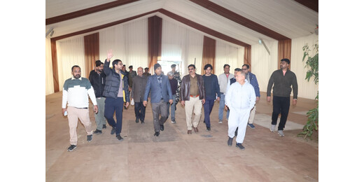 मोरारी बापू राम कथा : प्रशासन ने सुरक्षा और व्यवस्थाओं का किया निरीक्षण