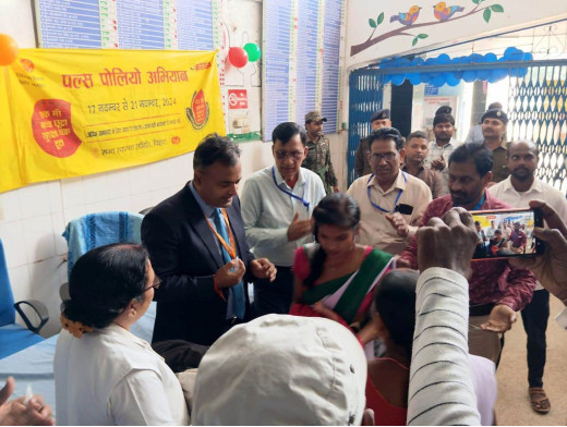 जिलाधिकारी ने की पल्स पोलियो अभियान की शुरुआत
