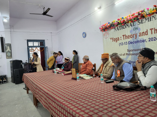 बिहार विश्वविद्यालय में आयोजित राष्ट्रीय संगोष्ठी योग थ्योरी एंड थेरेपी का समापन