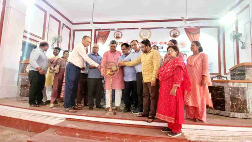 एल. एस. कॉलेज सभागार में इंडक्शन मीट का आयोजन
