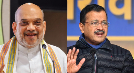 अमित शाह का दिल्ली सरकार पर तीखा हमला, कहा आप के लिए आप-दा बने केजरीवाल