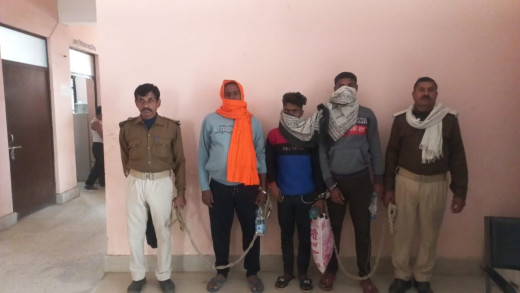 तीन शराब तस्कर गिरफ्तार, पुलिस का नशा मुक्ति अभियान जारी