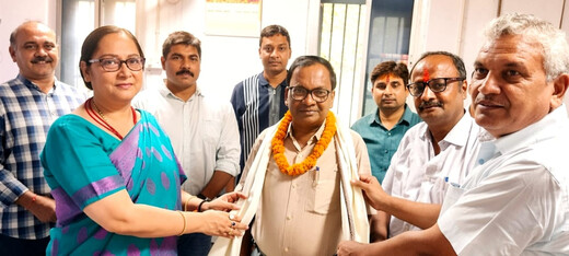लंगट सिंह कॉलेज में प्रो. शैलेन्द्र सिन्हा की विदाई, शैक्षणिक योगदान को किया याद