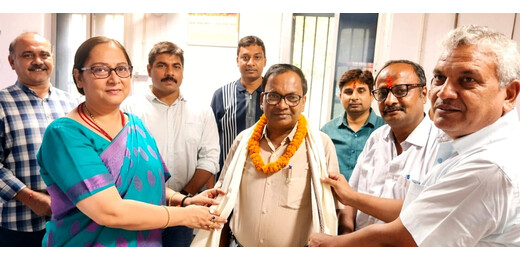 लंगट सिंह कॉलेज में प्रो. शैलेन्द्र सिन्हा की विदाई, शैक्षणिक योगदान को किया याद