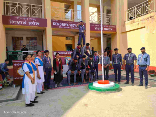 रॉबर्ट स्टीफेंसन स्मिथ पॉवेल के जयंती पर केंद्रीय विद्यालय में दी गई श्रद्धांजलि