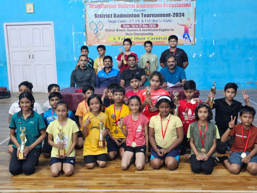 मीनी जिला बैडमिंटन प्रतियोगिता 2024 : बालक-बालिका के चयनित खिलाड़ियों की सूची घोषित