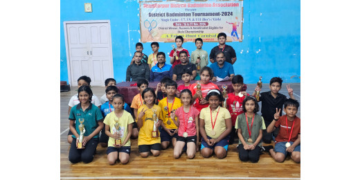 मीनी जिला बैडमिंटन प्रतियोगिता 2024 : बालक-बालिका के चयनित खिलाड़ियों की सूची घोषित