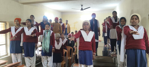 सावित्रीबाई फुले जयंती पर छात्राओं ने लिया बाल विवाह मुक्त भारत का संकल्प