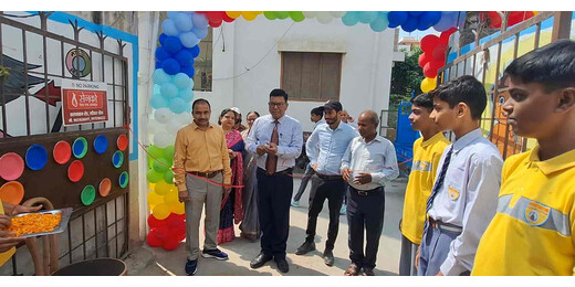 शांति निकेतन सीनियर सेकेंडरी स्कूल में नए शैक्षणिक सत्र का आगाज, छात्रों का हुआ स्वागत