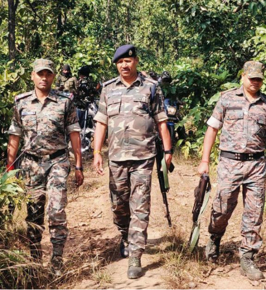 नक्सलियों के गढ़ नकटा पहाड़ पर छापेमारी, नक्सली आतंक को खत्म करने की दिशा में बड़ी सफलता