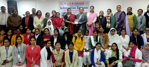 एमडीडीएम में राष्ट्र के निर्माण में महिलाओं की भूमिका पर संवाद सत्र आयोजित