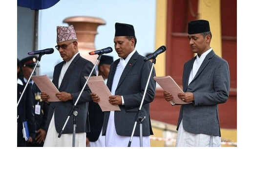 नेपाल में कैबिनेट विस्तार : ओम प्रकाश को गृह और रामेश्वर खनल को वित्त मंत्रालय की जिम्मेदारी