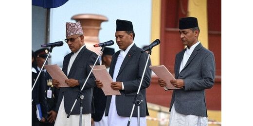 नेपाल में कैबिनेट विस्तार : ओम प्रकाश को गृह और रामेश्वर खनल को वित्त मंत्रालय की जिम्मेदारी