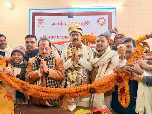 लखीसराय में भाजपा प्रदेश अध्यक्ष संजय सरावगी का जोरदार स्वागत, कार्यकर्ताओं में जोश